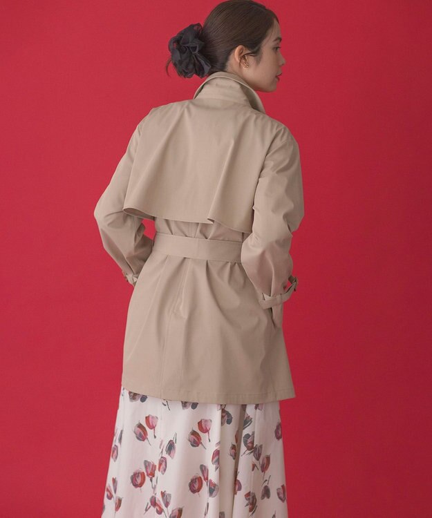 組曲 チューリッププリント フレアスカート バレンタインレッド系5