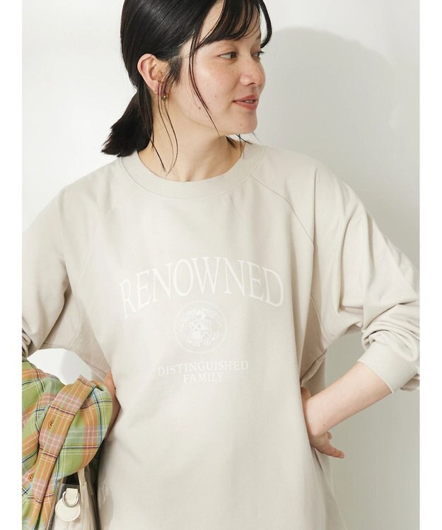 CRAFT STANDARD BOUTIQUE ミニ裏毛ロゴロンTee Ivory