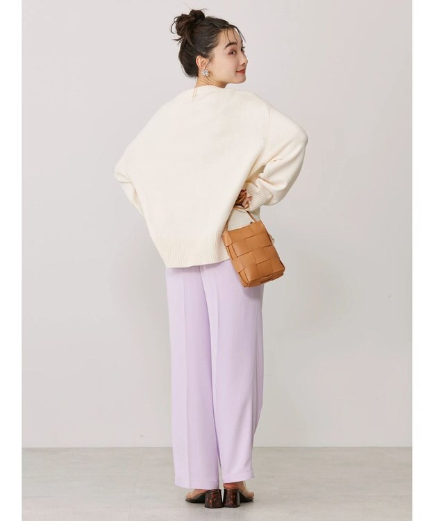 AMERICAN HOLIC クルーネックＢＩＧニットプルオーバー Off White