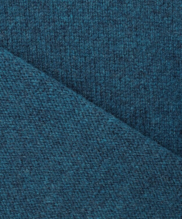 J.PRESS MEN 【WEB限定】畔編み フルジップカーディガン グリーン系