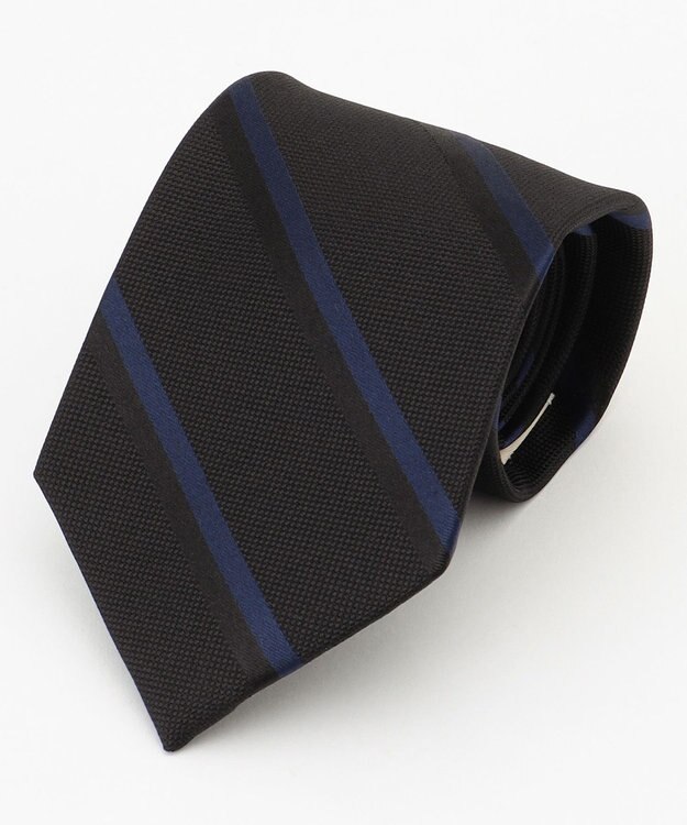 J.PRESS MEN 【FOMARL COLLECTION】レジメンタル フォーマルネクタイ ブラック系1