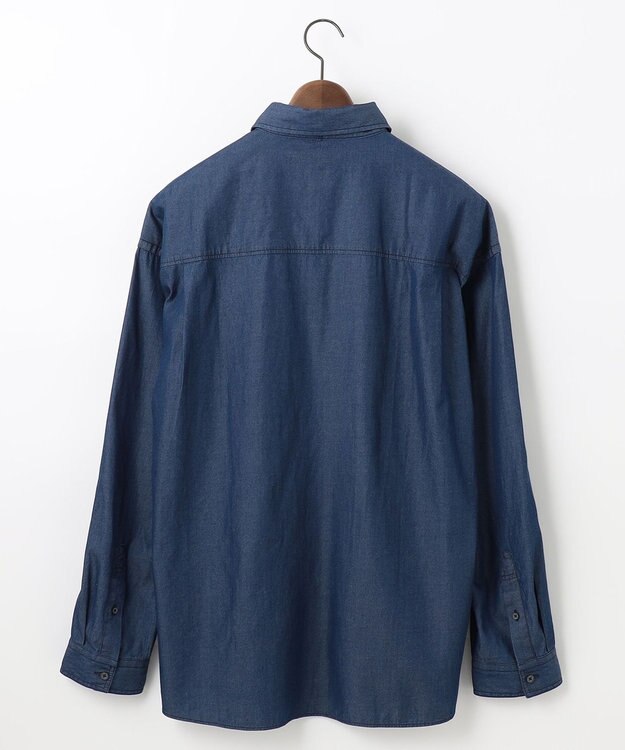 JOSEPH ABBOUD MOUNTAIN 【SPACE／UNISEX】Fine Count INDIGO シャツ ネイビー系