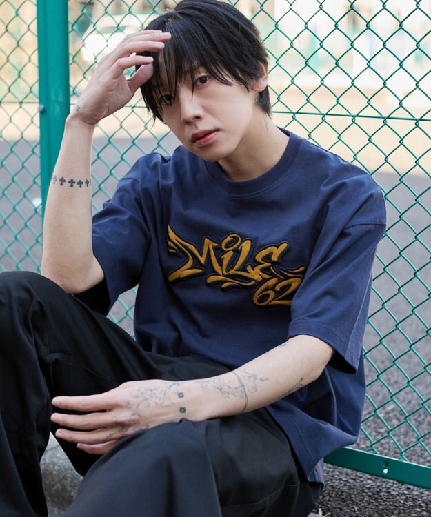WEGO グラフィックBIG　T（SS） ネイビー