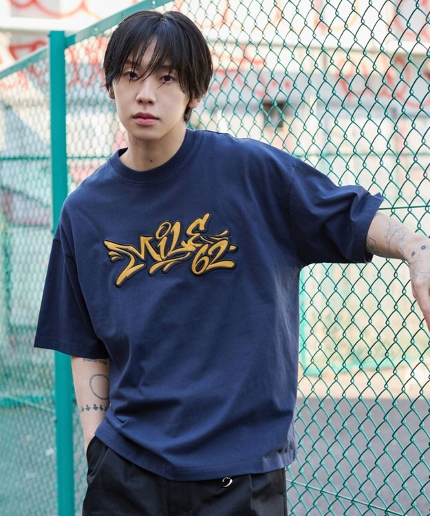 WEGO グラフィックBIG　T（SS） ネイビー