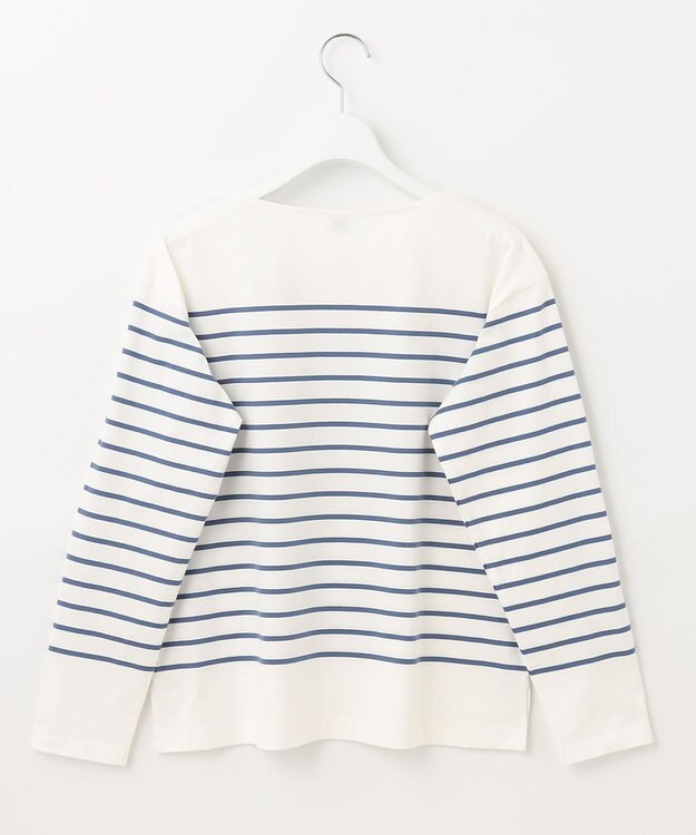 J.PRESS LADIES バスクボーダー カットソー ダルブルー系1