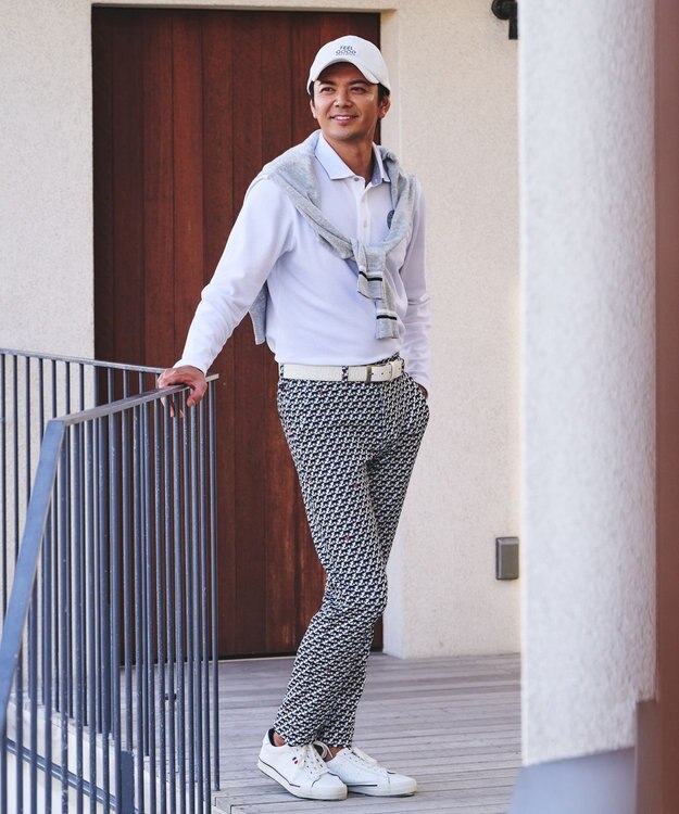 MEN】【ストレッチ】ハンタードッグ柄 パンツ / 23区GOLF