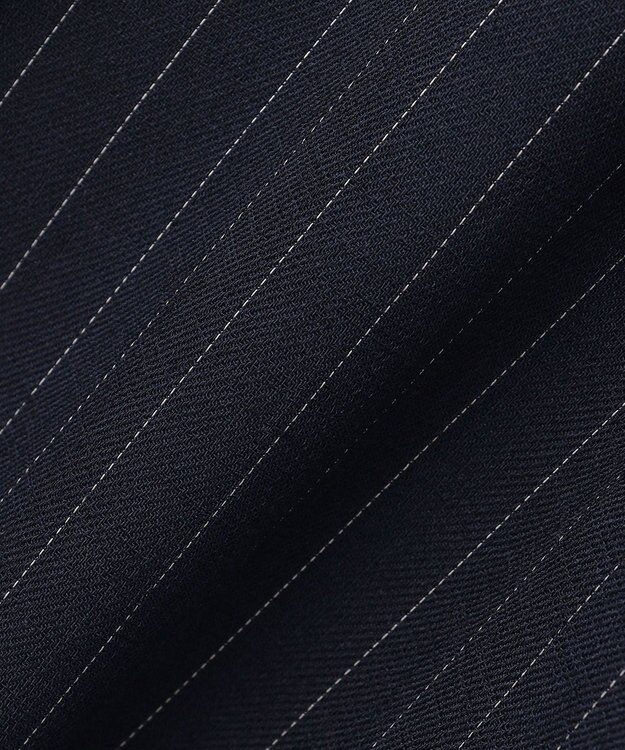 uncrave リネンライクツイル オールインワン ネイビーストライプ