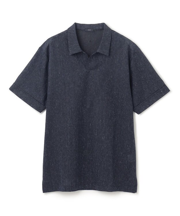 JOSEPH HOMME  リネンドビージャージー　スキッパー ネイビー系