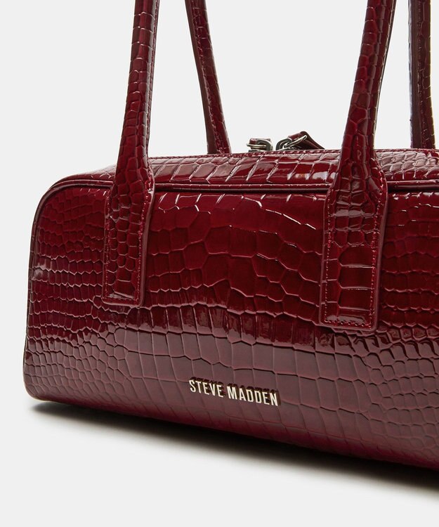 STEVE MADDEN BANISE スクエアフォルムバッグ レッド