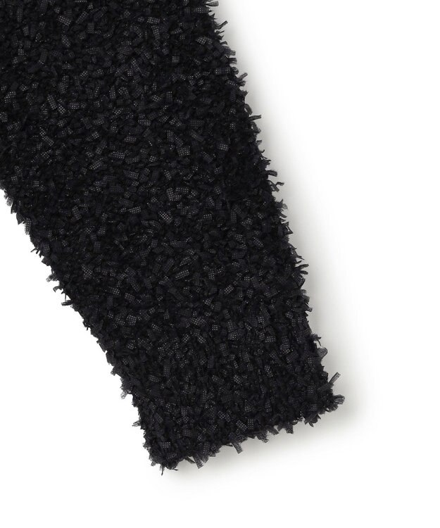 23区 L 【GOLD LABEL】リボンモールツイード ニット ブラック系