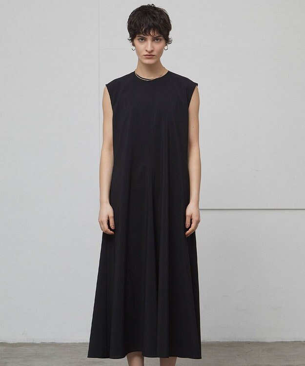 BEIGE， 【洗える/接触冷感/速乾/UVケア対応】BATEAU / Aラインドレス Black