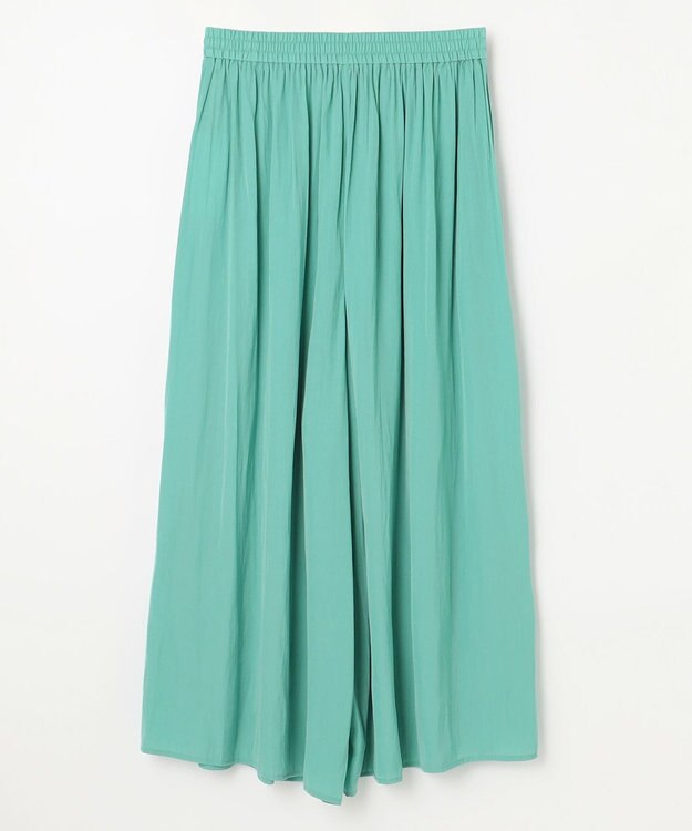 ANY 【ウエストゴム】ラップギャザースカーチョ グリーン