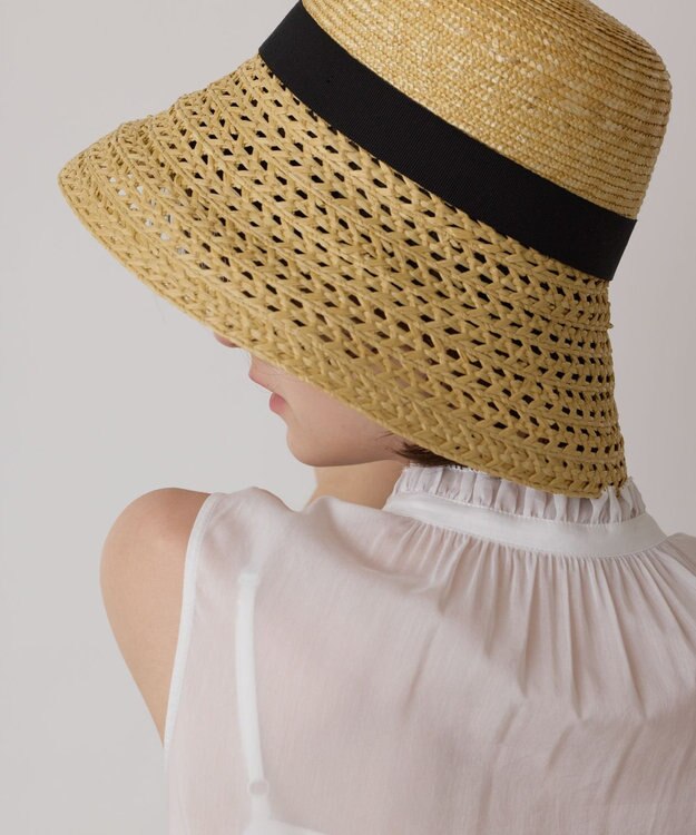 GRACE CONTINENTAL Ferrucio Vecchi ホワイトハット ホワイト