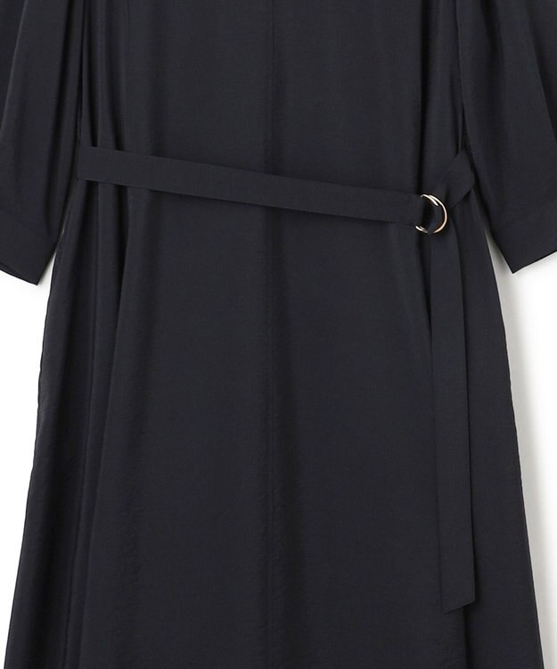 23区 S シアースパンオーガンジー ワンピース ネイビー系