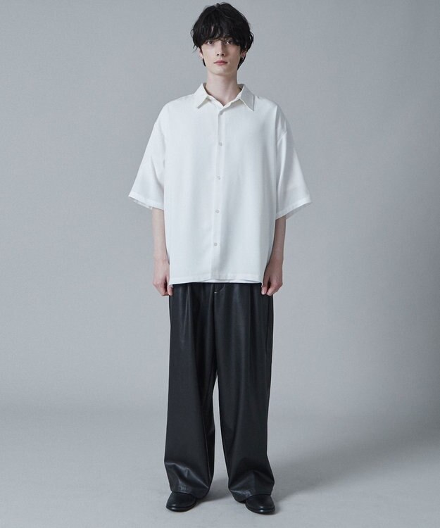 WEGO トロミBIGシャツ（S） ホワイト