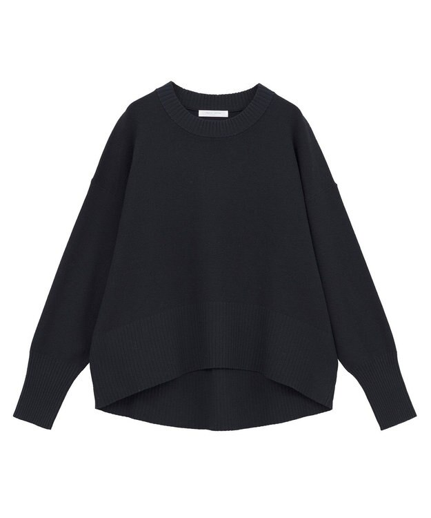 Green Parks ふわもっちニットプルオーバー Navy