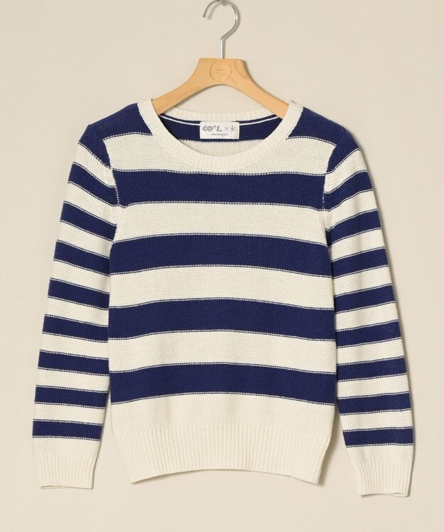 ONWARD Reuse Park 【組曲】ニット春夏 ブルー