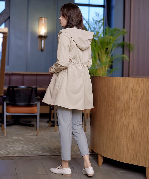 Tiaclasse 【新色追加・洗える・撥水】ドロストマウンテンパーカー ライトベージュ