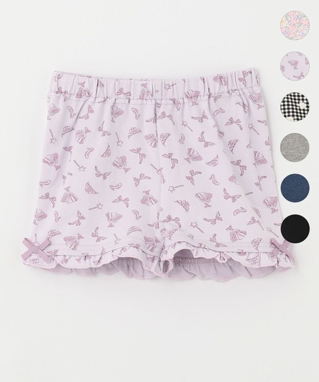 ANY KIDS 1分丈スパッツ ラベンダー系プリンセス