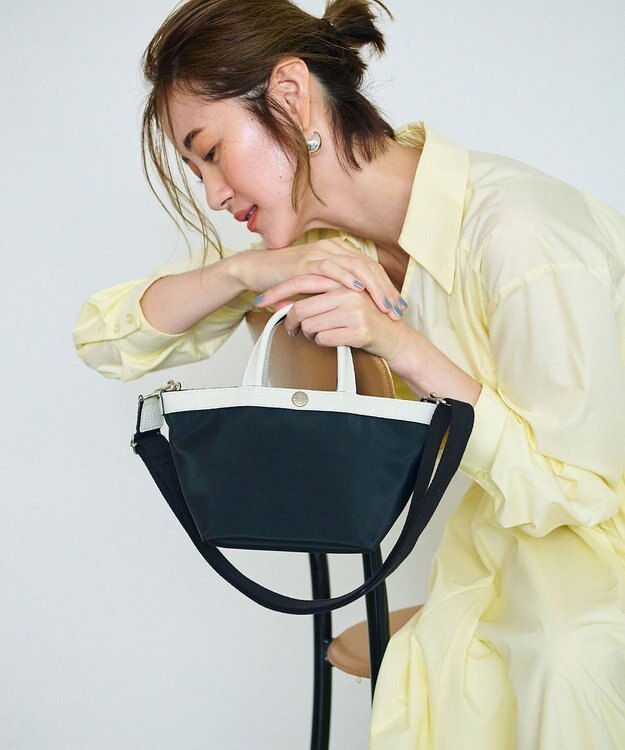 TOPKAPI 【Breath TOPKAPI】【本仮屋ユイカ×Breath】コラボ 2WAY ミニ トート ショルダー バッグ ブラック系