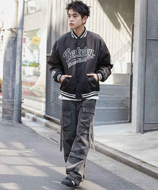 WEGO パテッドワッペンスタジャン ブラック