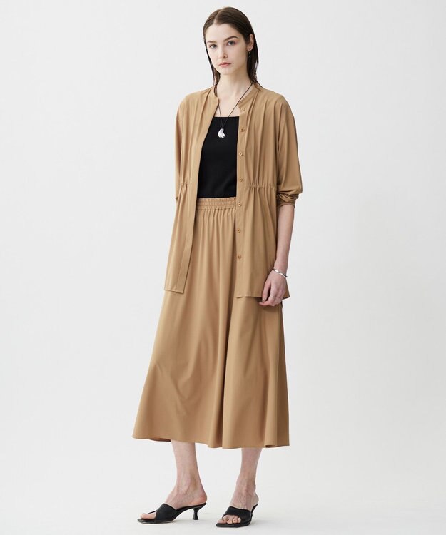 ICB 【WEB限定カラーあり・UVカット・接触冷感・速乾】マットスキューバ  ラッシュガードブルゾン チノベージュ系