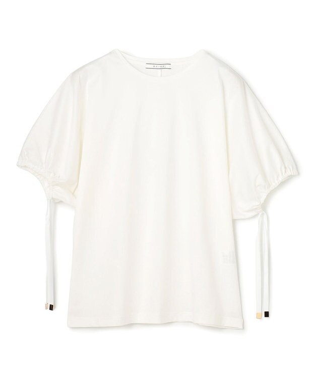 BEIGE， HOPE / ボリュームスリーブドロストトップス Off White