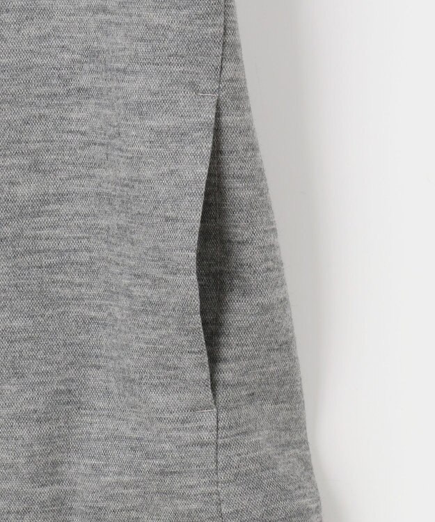 JOSEPH ABBOUD 【軽量/ストレッチ/尾州が誇る上質素材 】ウールミルドジャージーシャツ グレー系ストライプ