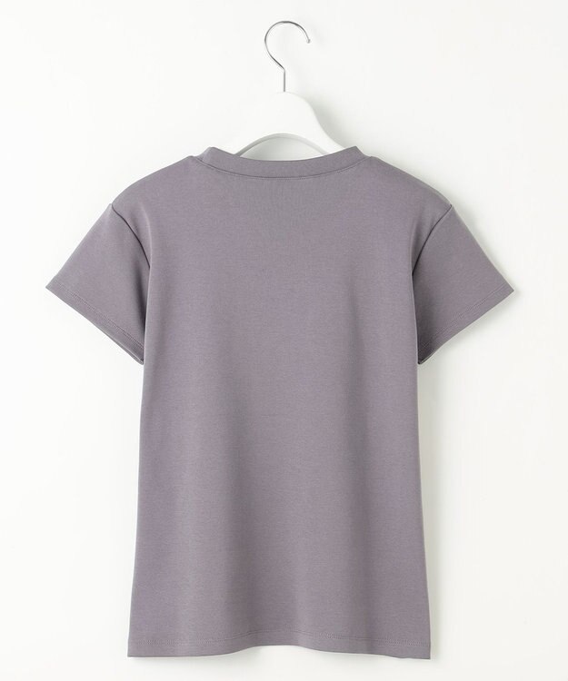 Feroux レタードプリントコンパクト Tシャツ グレー系