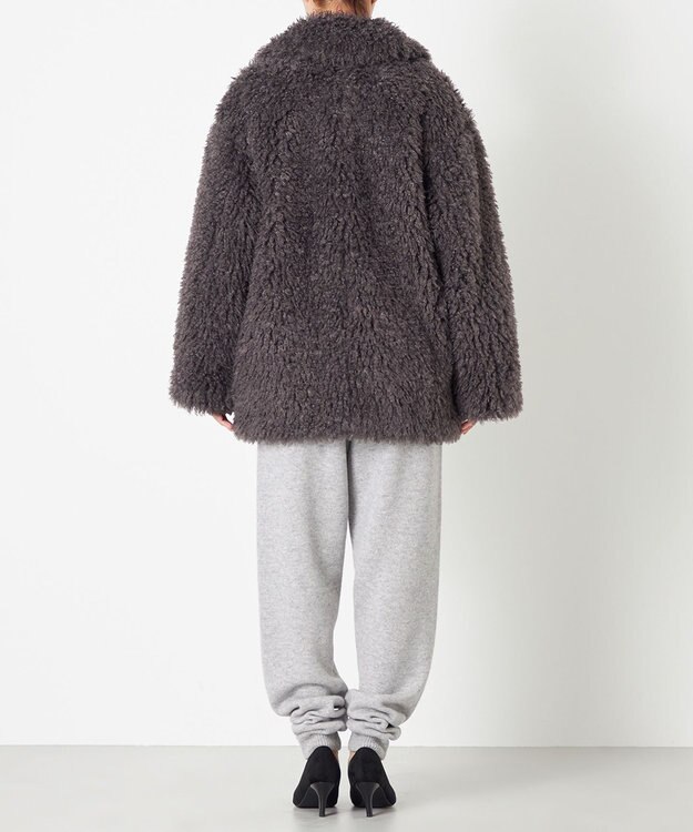 NAVE 【Nave】ニードルボア ミドル ジャケット チャコール系