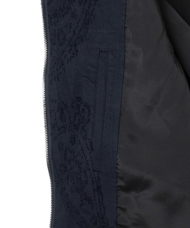 JOSEPH HOMME 【HIGH GRADE LINE】ワラカットエンブロイダリー　ジップアップブルゾン ネイビー系5