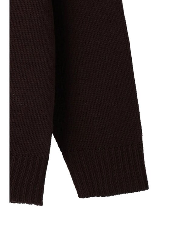 CRAFT STANDARD BOUTIQUE 【男女兼用】求心柄クルーネックニット Brown