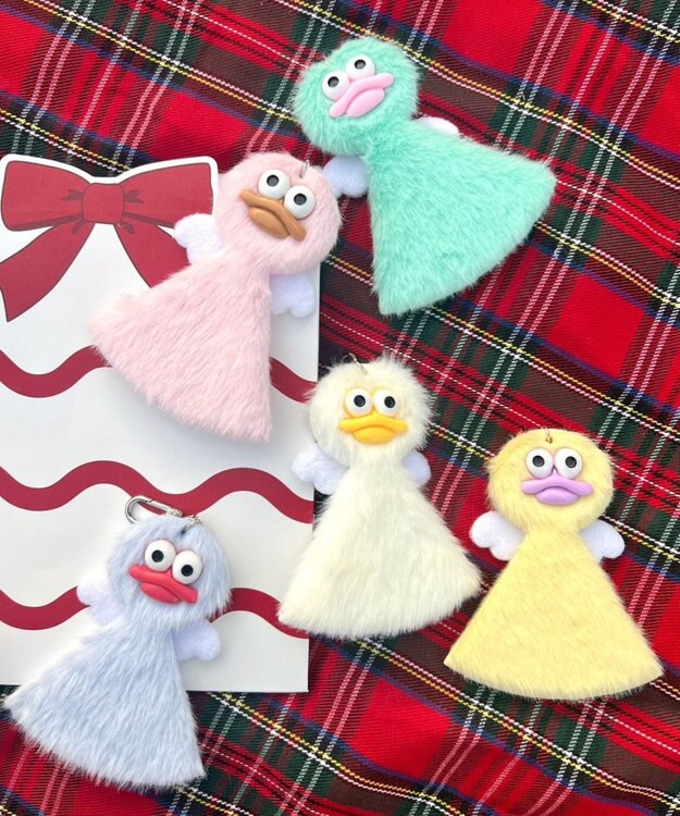 WEGO メリーハピネスエンジェルモンスターぬいぐるみキーホルダー ブルーその他