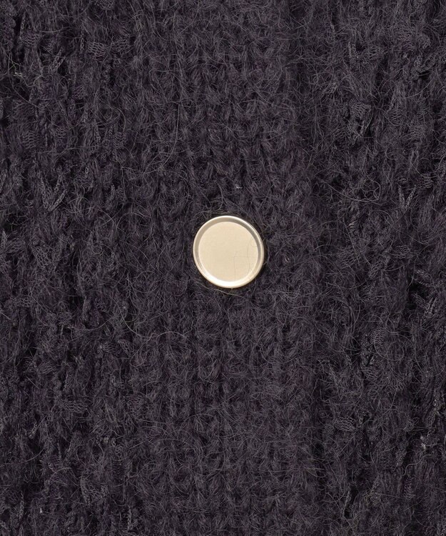 自由区 【カタログ掲載】テープヤーン カーディガン ダークグレー