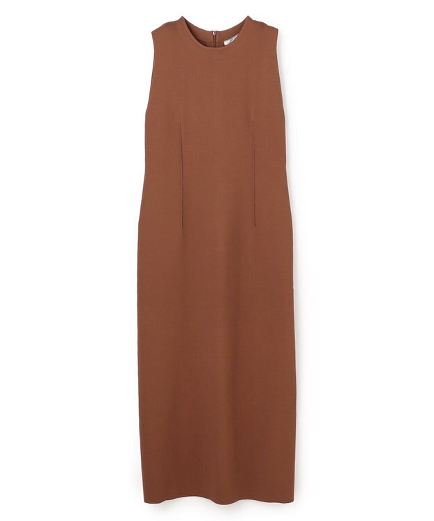 BEIGE， LABRADO / ダーツニット ロングワンピース Brown
