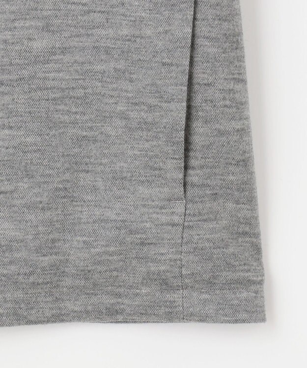 JOSEPH ABBOUD 【軽量/ストレッチ/尾州が誇る上質素材 】ウールミルドジャージーシャツ グレー系ストライプ