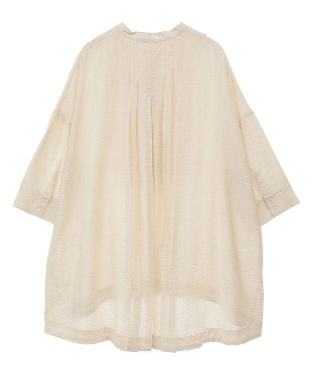 AMERICAN HOLIC 【WEB限定】接触冷感バンドカラーチュニック Ivory