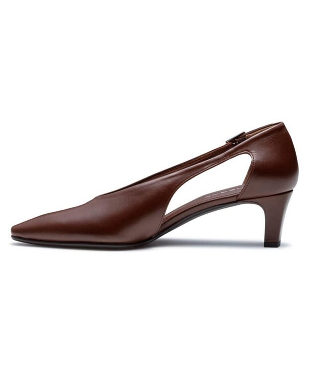 REGAL FOOT COMMUNITY 【リーガルレディース】F95R サイドオープンパンプス ブラウン