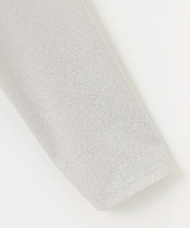 組曲 L 【冷房対策】パウダリージョーゼットカーディガン アイスグレー系