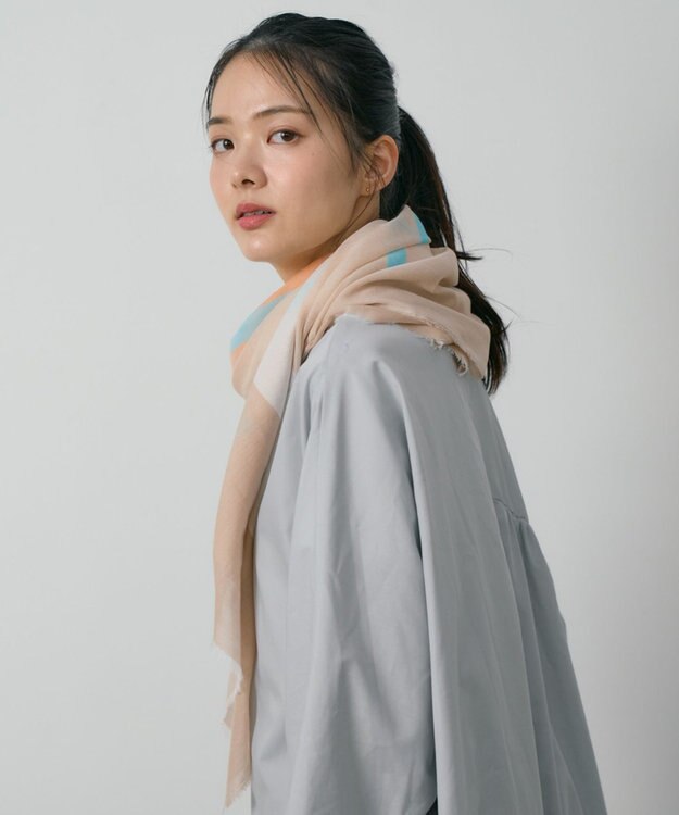 POLS 極細コットンストール オレンジ