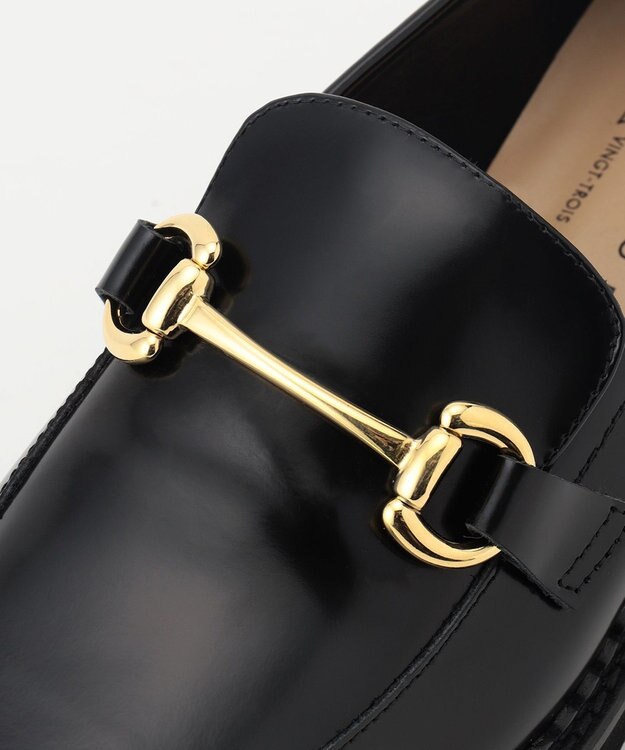 23区 23区×FABIO RUSCONIコラボレーション  ビット ローファー ブラック系