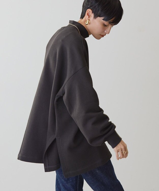 AMERICAN HOLIC ハイネックＢＩＧスウェット Charcoal Gray