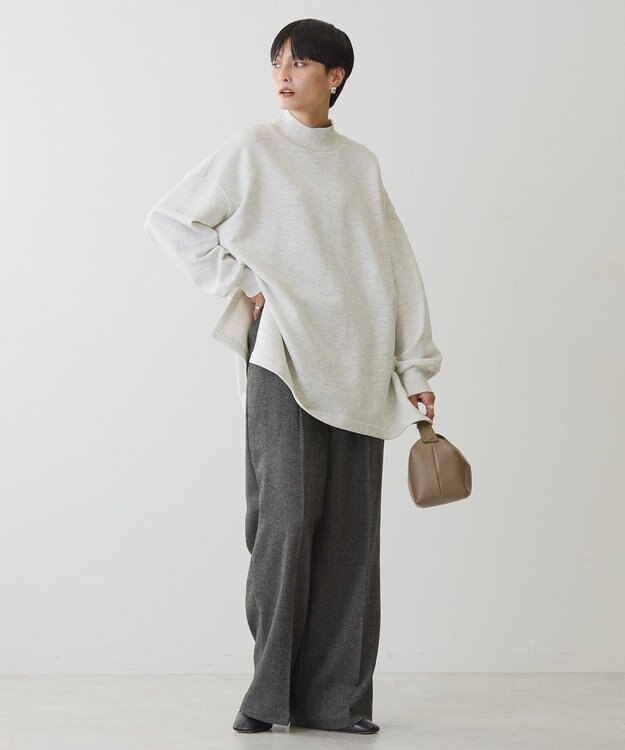 AMERICAN HOLIC ハイネックＢＩＧスウェット Oatmeal