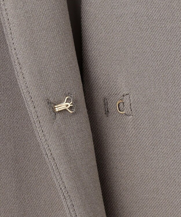 ANY SIS ビューティサーモ2WAYストレッチ ノーカラージャケット グレージュ