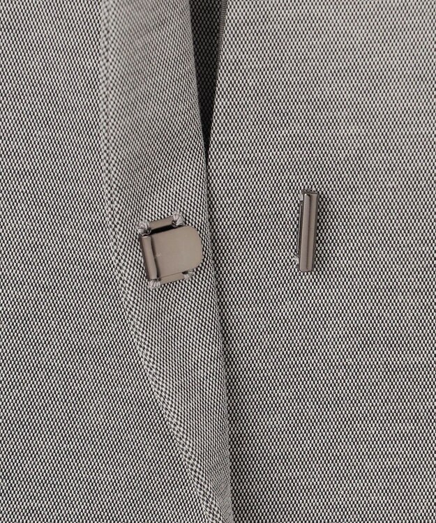 23区 L 【セットアップ対応】モクロディ ノーカラージャケット グレー系