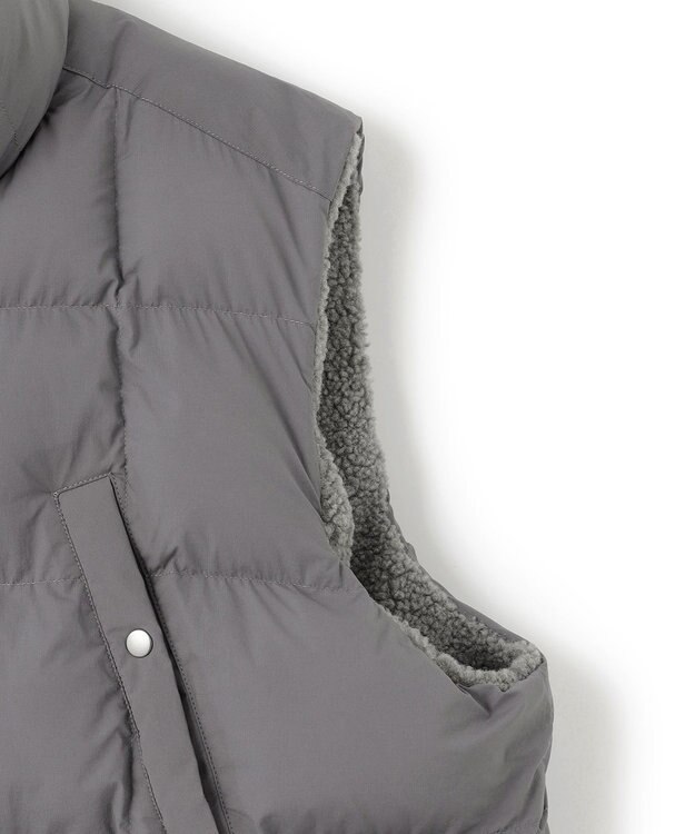 UNFILO MENS ウォーム ライトムーブ リバーシブルベスト [24年秋冬商品] グレー