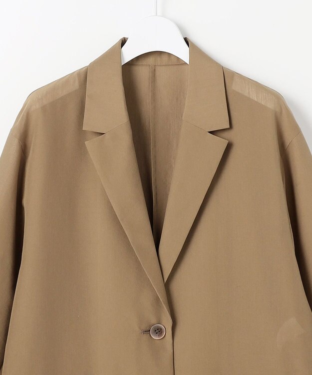 自由区 シアーボイルテーラード ジャケット ブロンズ