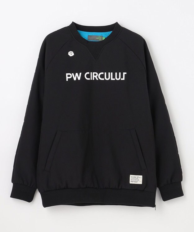 PW CIRCULUS 【3層レイヤー構造ボンディング×中綿キルティング】【MEN】中綿プルオーバー ゴルフ ブラック系