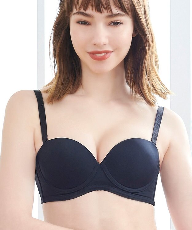 BRADELIS New York 【BRADELIS New York】　エレナストラップレスブラ ブラック