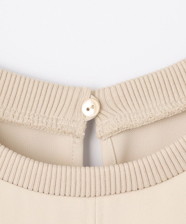 uncrave 【uncrave WHITE】ドレーピーツイル ノースリーブブラウス エクリュ